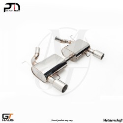 2X102mm Meisterschaft Stainless - HP Touring Exhaust for BMW E90/E91 335i & 335xi Turbo models
